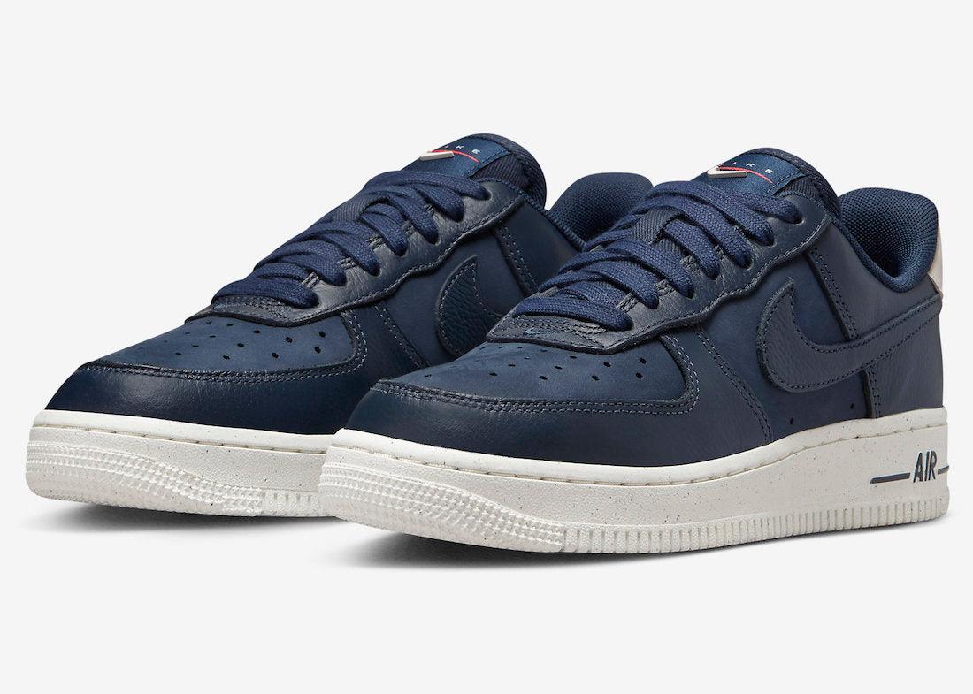 NIKE AIR FORCE 1 LOW APPEARS IN NAVY NUBUCK AND LEATHER - Rebranded Studios
