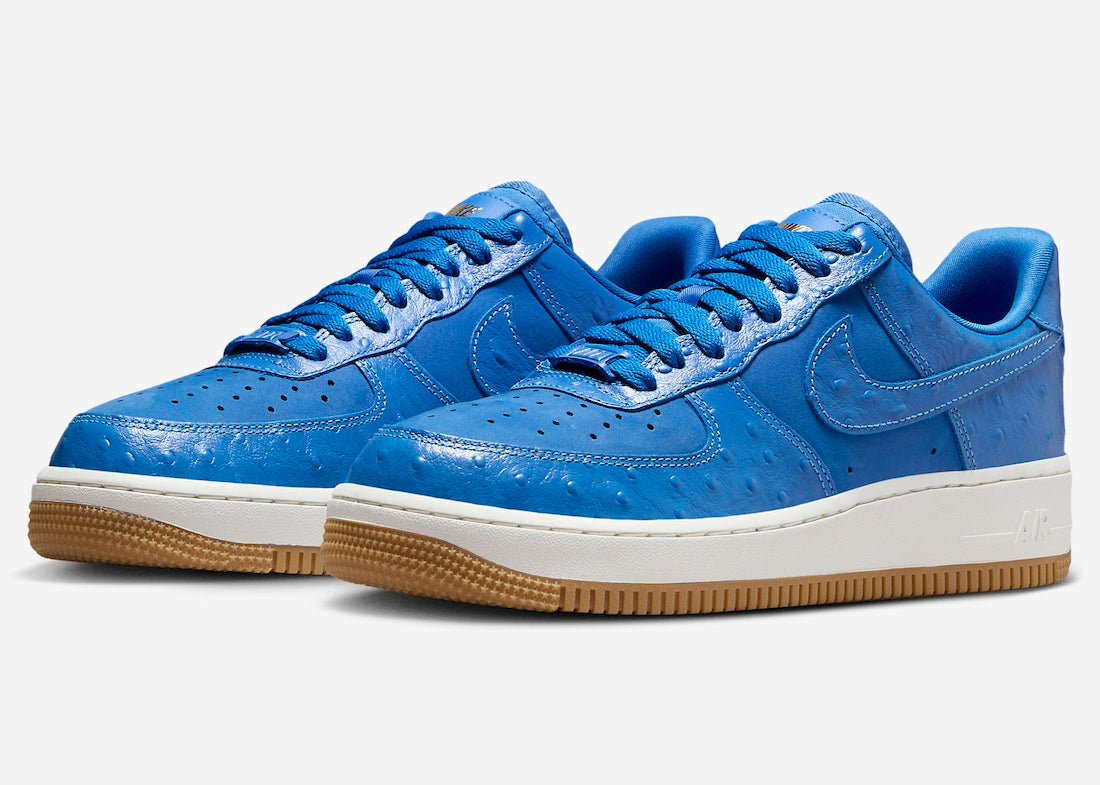 Nike Air Force 1 Low “Blue Ostrich” Releases Spring 2024 - Rebranded Studios