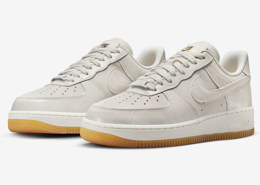 Nike Air Force 1 Low Covered in “Phantom Croc” - Rebranded Studios