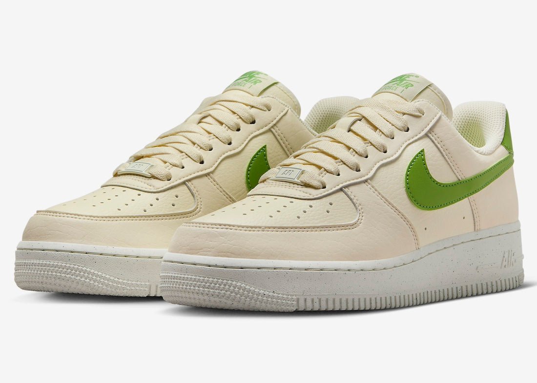 Nike Air Force 1 Low Next Nature “Coconut Milk/Chlorophyll” Releases Spring 2024 - Rebranded Studios
