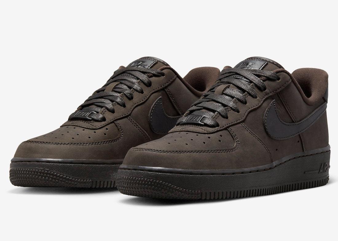 Nike Air Force 1 Low Premium Covered in Chocolate Brown - Rebranded Studios