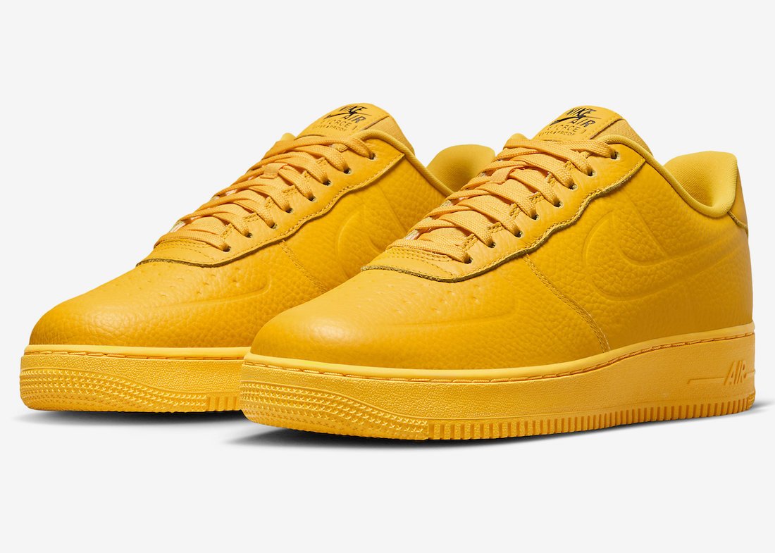 Nike Air Force 1 Low Pro-Tech “University Gold” Now Available - Rebranded Studios