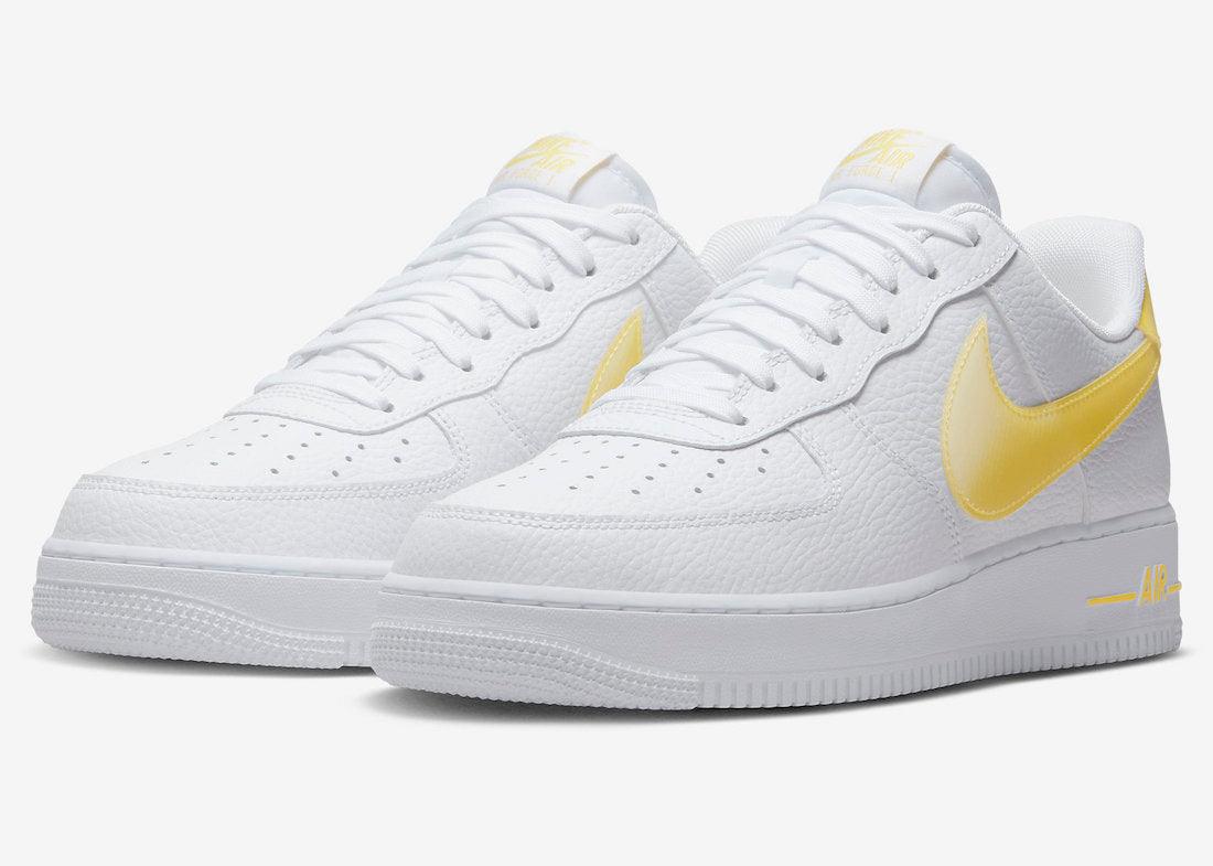Nike Air Force 1 Low With Yellow Jumbo Swooshes - Rebranded Studios