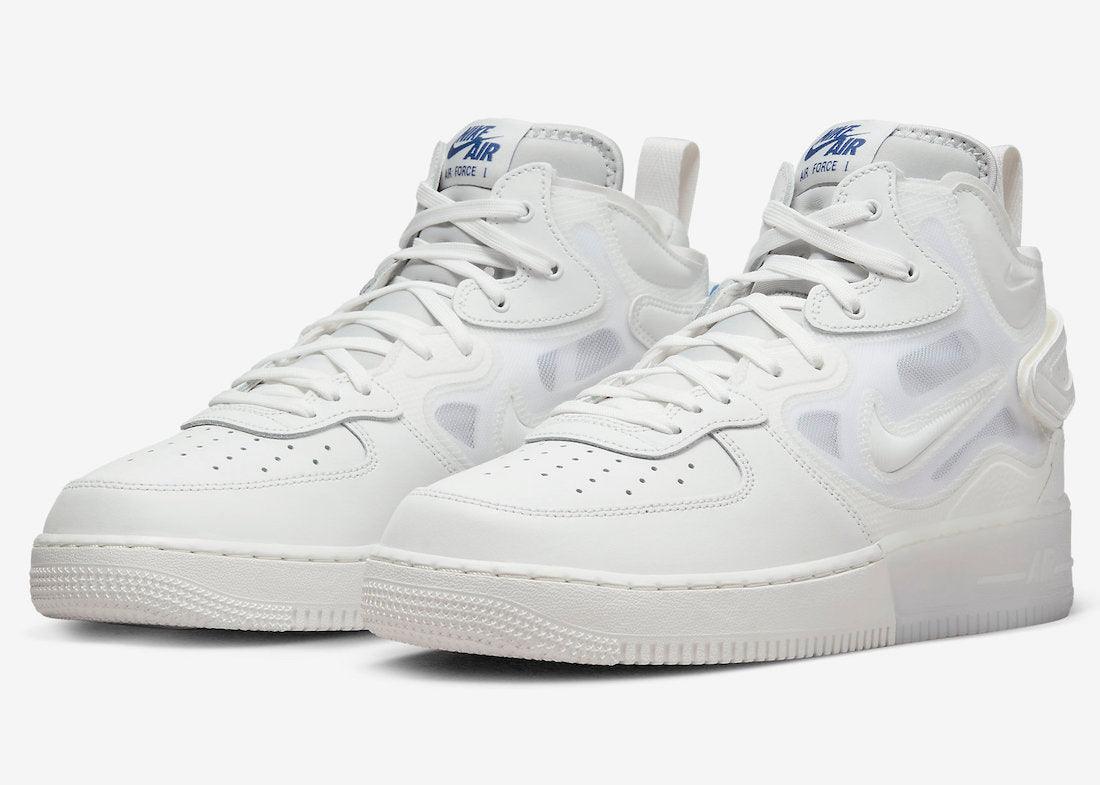Nike Air Force 1 Mid React Surfaces in “White” - Rebranded Studios