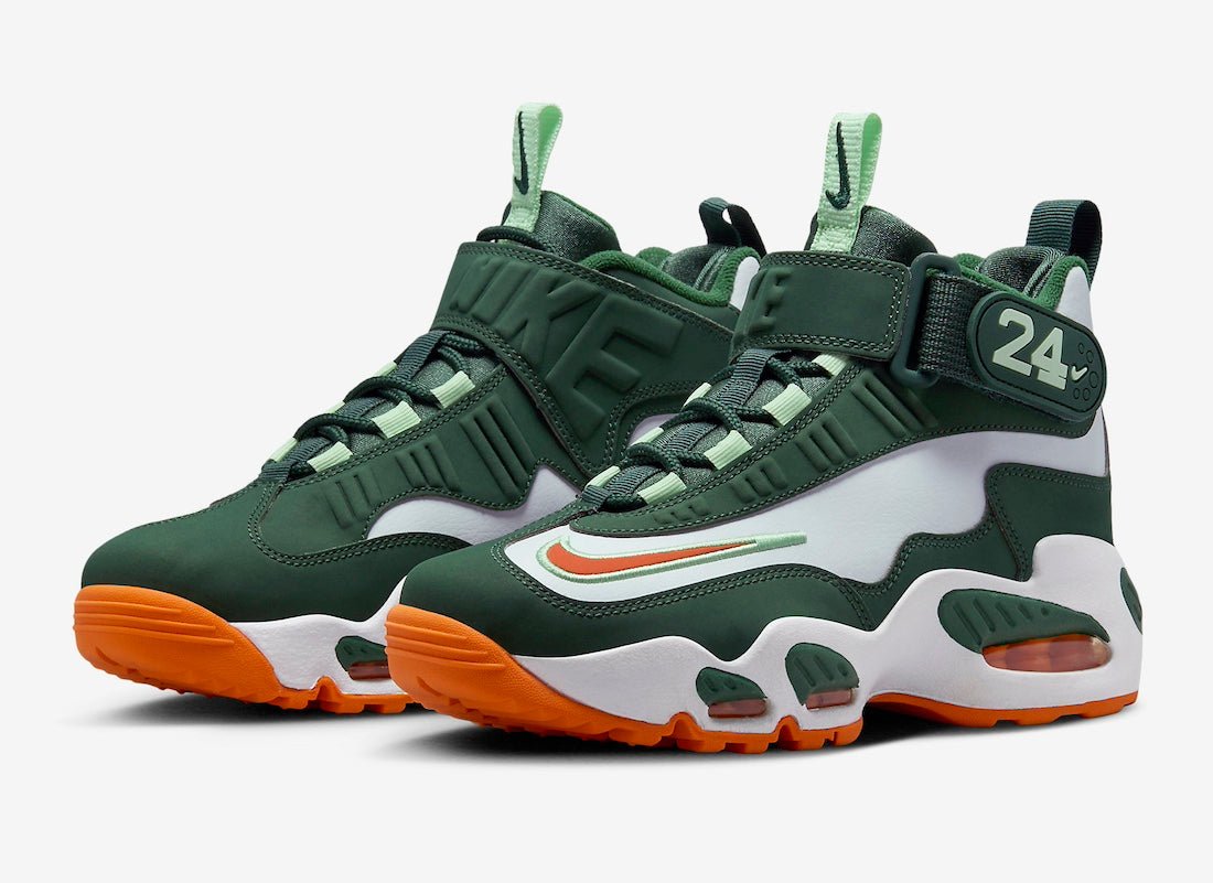 Nike Air Griffey Max 1 GS “Miami Hurricanes” Releases Spring 2024 - Rebranded Studios