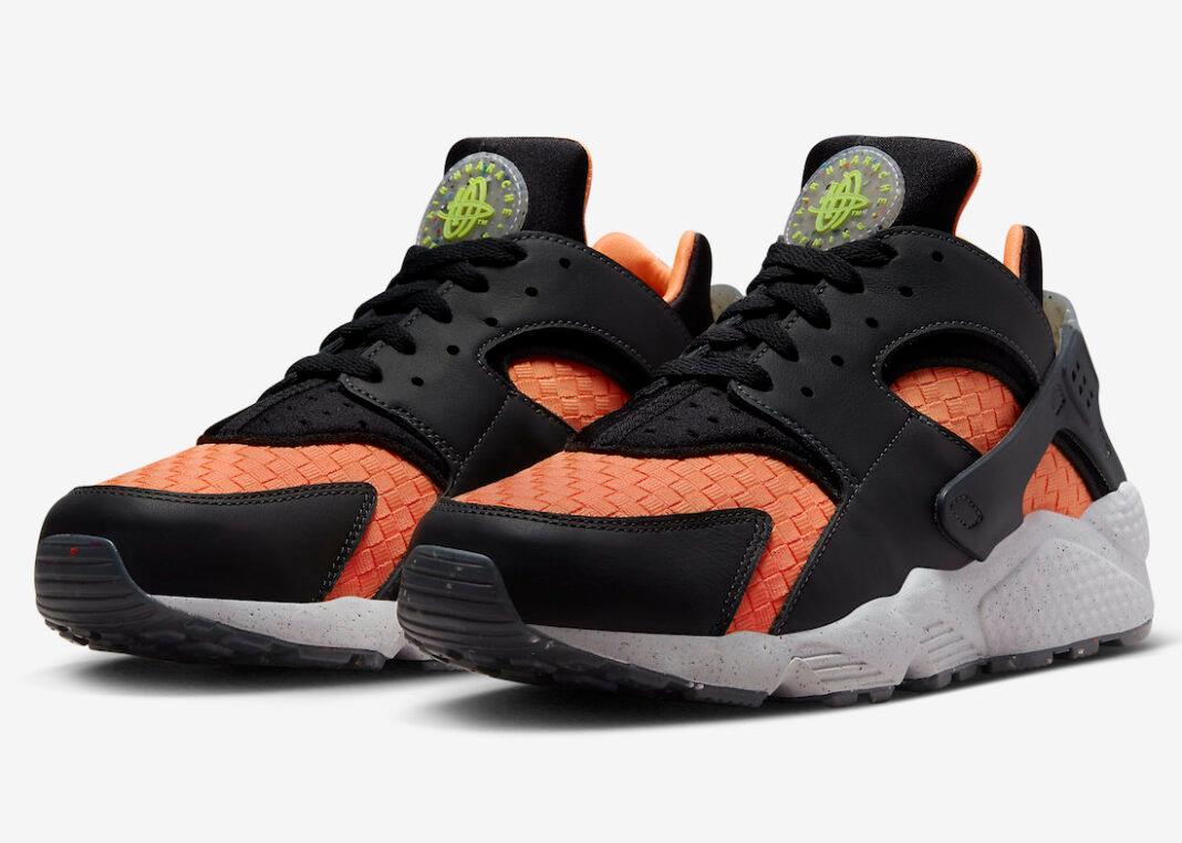 Nike Air Huarache Next Nature Surfaces in Black and Orange - Rebranded Studios