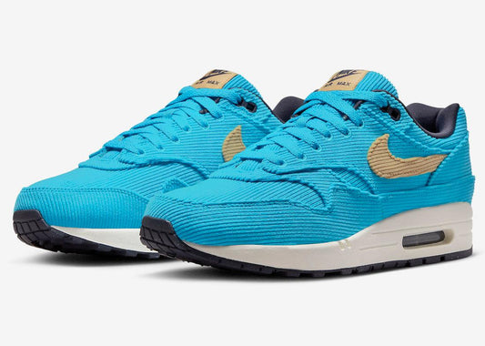 NIKE AIR MAX 1 CORDUROY “BALTIC BLUE” RELEASES MARCH 17TH - Rebranded Studios