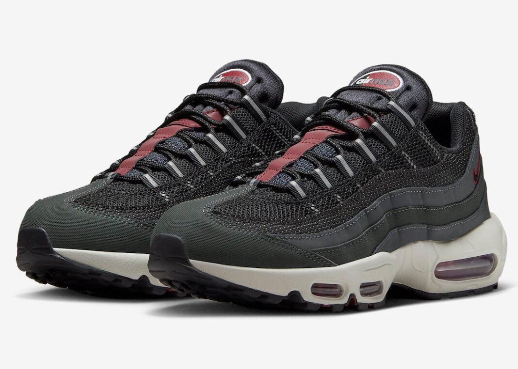 Nike Air Max 95 Detailed With 3M Reflective and Team Red - Rebranded Studios