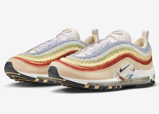NIKE AIR MAX 97 “BE TRUE” COMES WITH REMOVABLE CHARM BRACELETS - Rebranded Studios