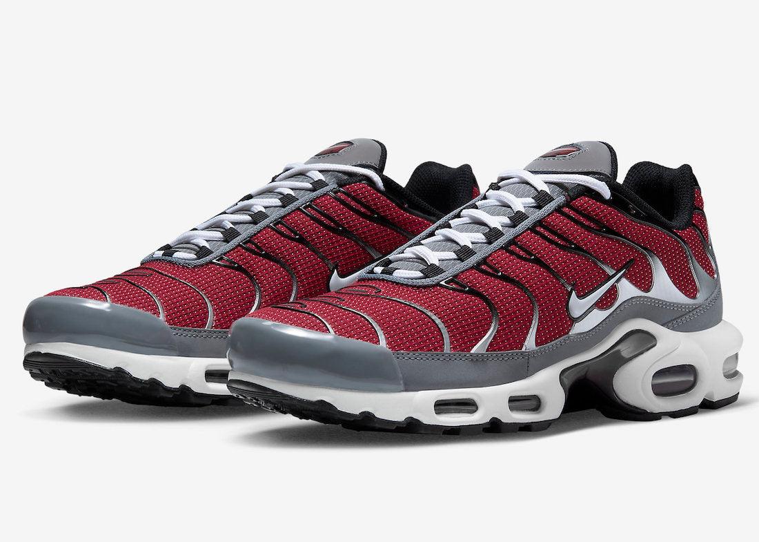 Nike Air Max Plus Appears in Red, Grey, and White - Rebranded Studios