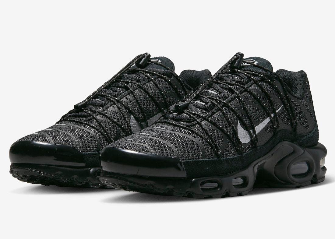Nike Air Max Plus “Black Reflective” Equipped With Toggle Lacing - Rebranded Studios