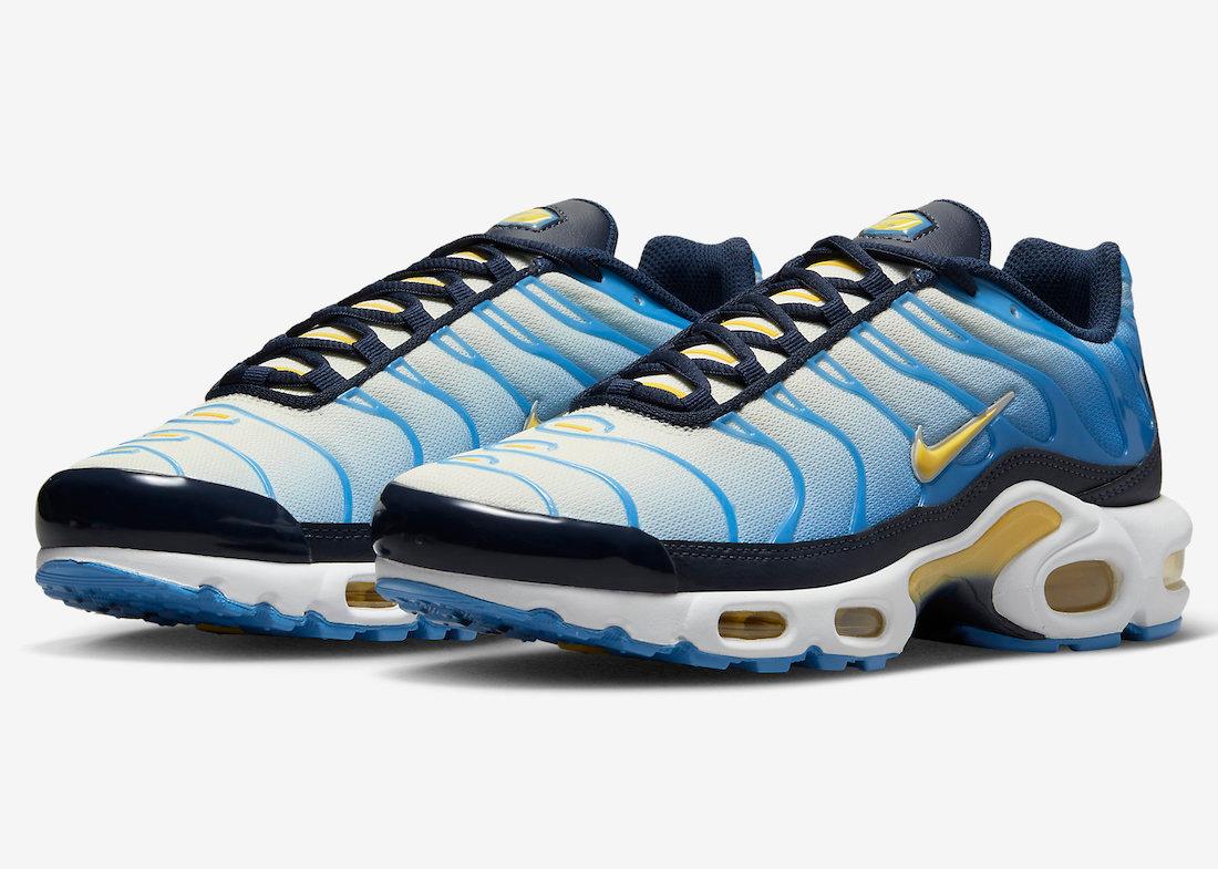 Nike Air Max Plus Returns in Staple Blue and Yellow - Rebranded Studios