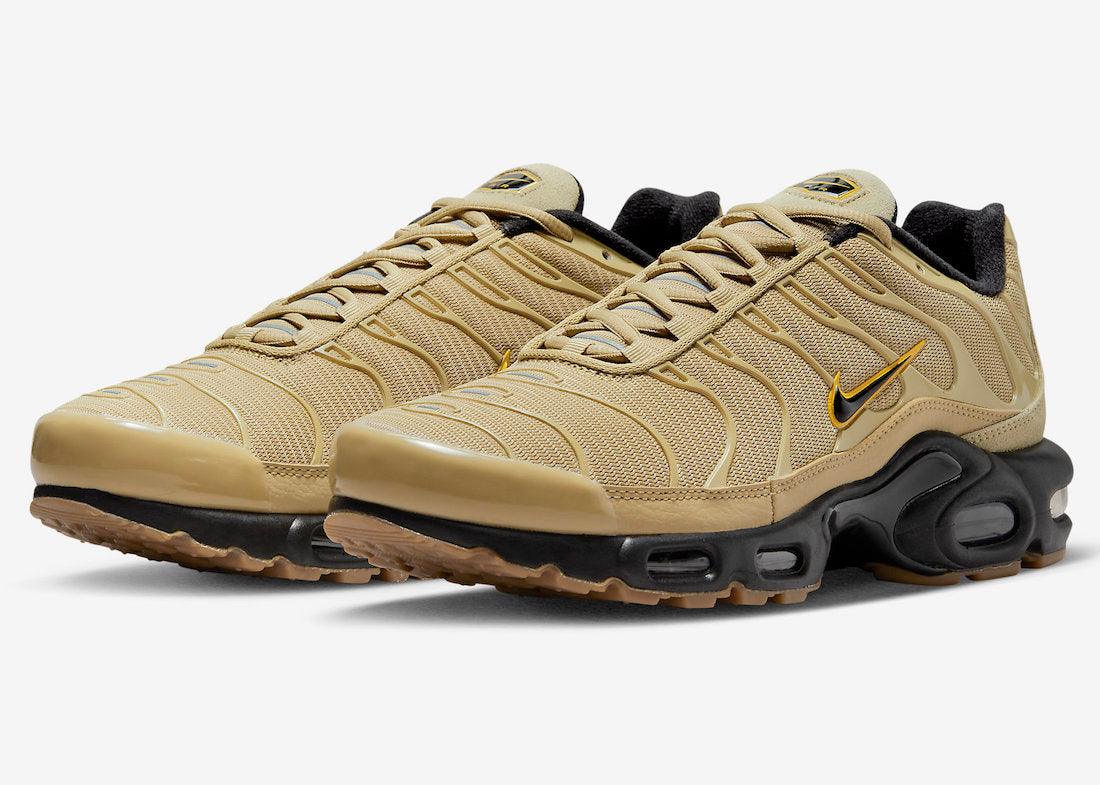 Nike Air Max Plus Surfaces in Tan With Gum Soles - Rebranded Studios