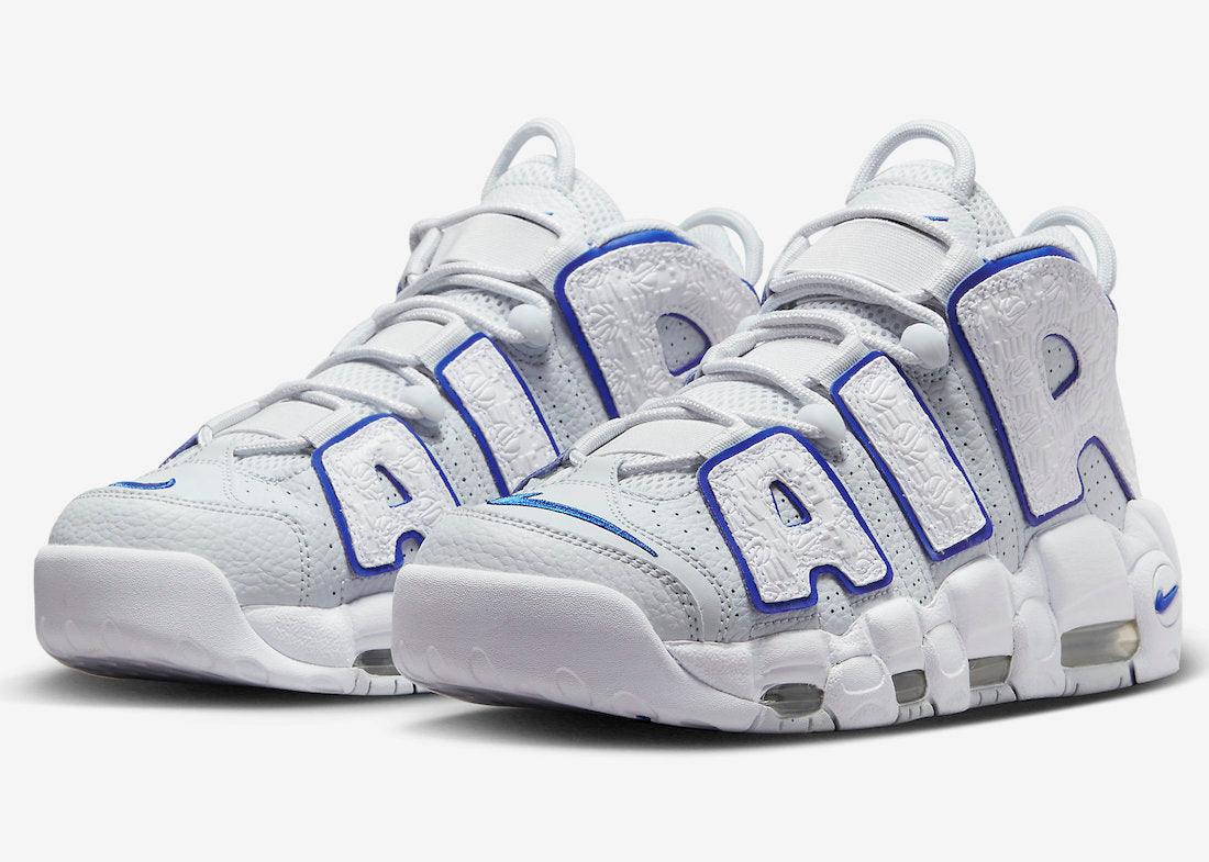 Nike Air More Uptempo Covered in Embossed Hoop Logos - Rebranded Studios