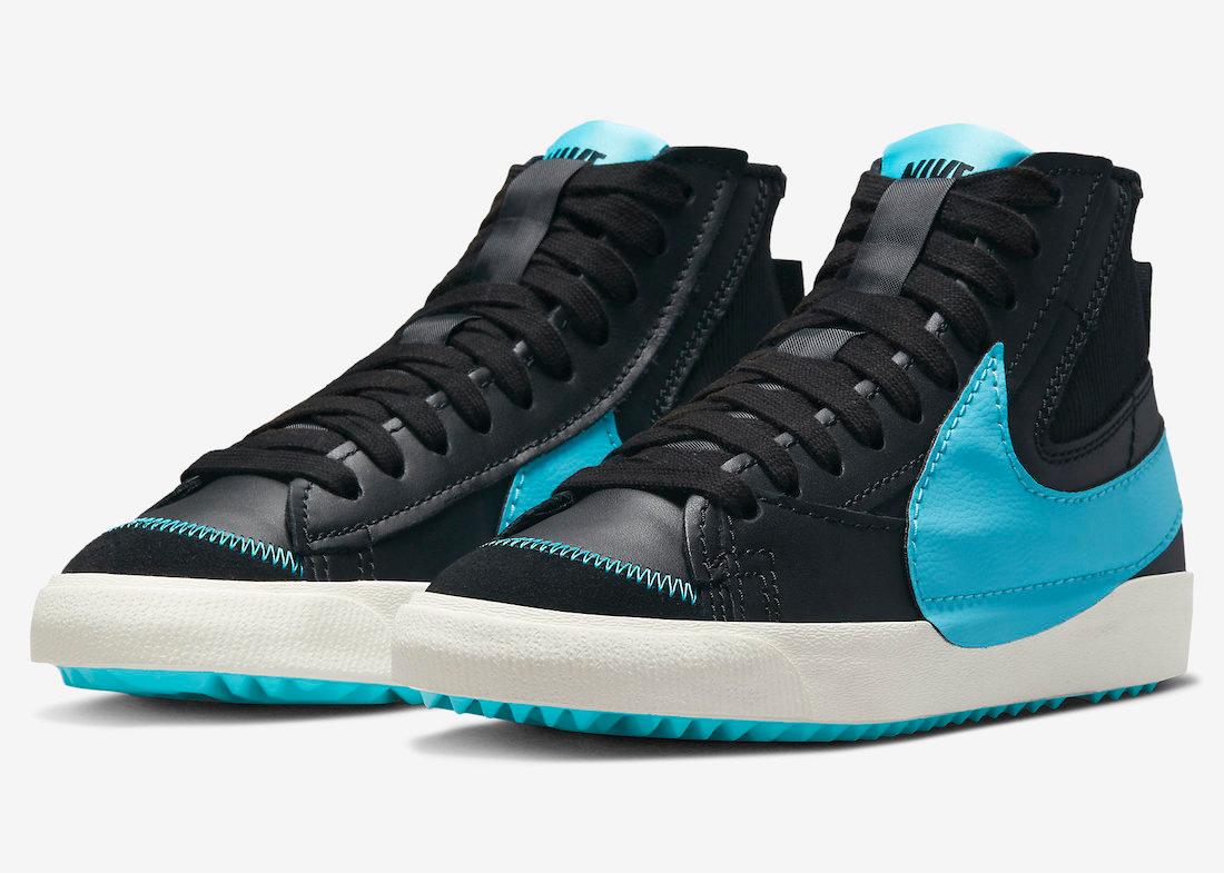 Nike Blazer Mid ’77 Jumbo Surfaces in “Black Aqua” - Rebranded Studios