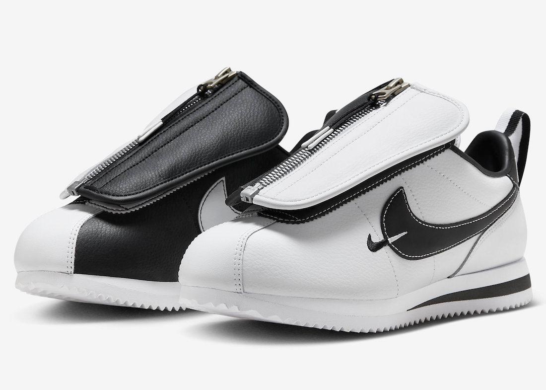 NIKE CORTEZ “YIN AND YANG” WITH REMOVABLE ZIPPERED TONGUE SHROUD - Rebranded Studios