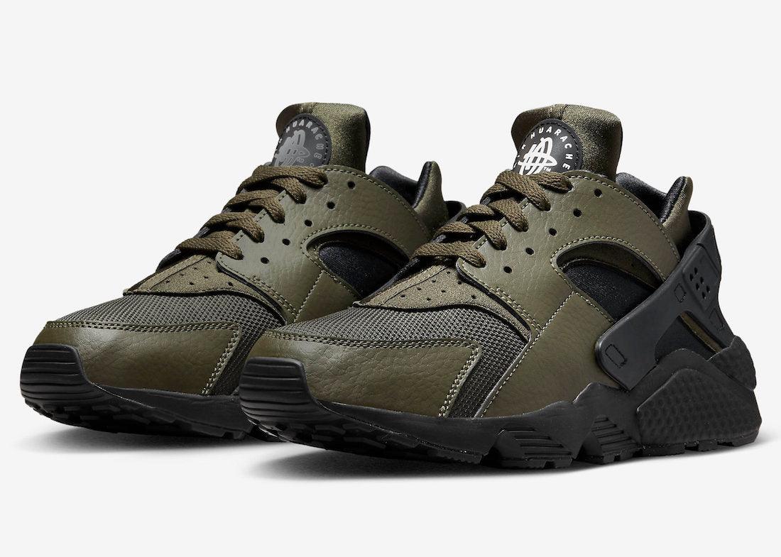 Nike Dresses The Air Huarache in Dark Olive For Fall 2022 - Rebranded Studios