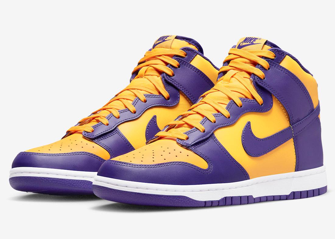 Nike Dunk High “Lakers” Releases September 22nd - Rebranded Studios