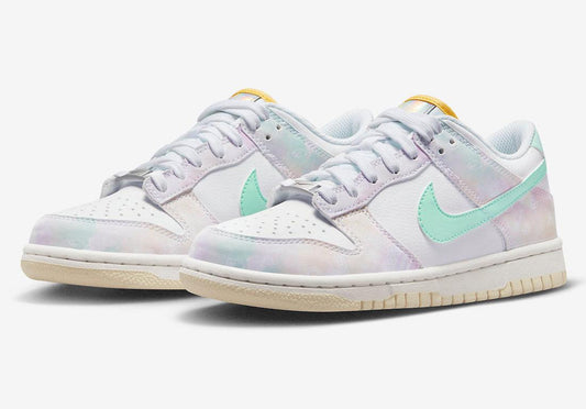 NIKE DUNK LOW COVERED IN PAISLEY PASTEL PRINTS FOR KIDS - Rebranded Studios