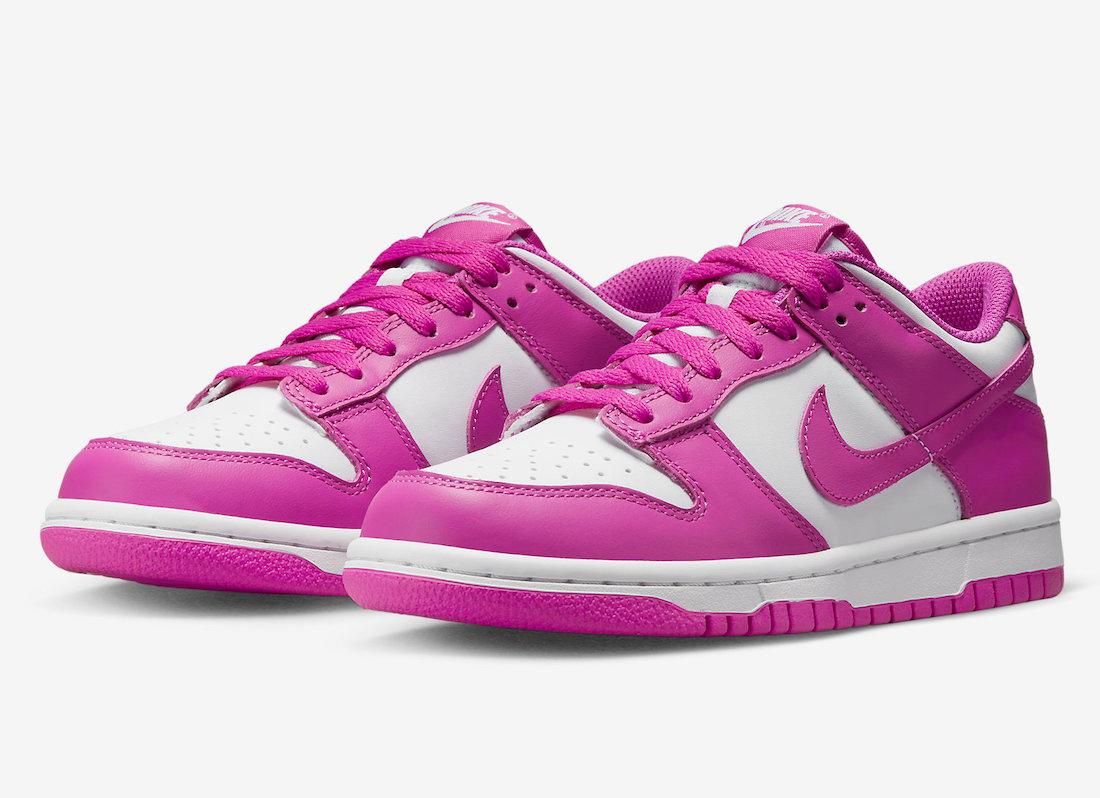 NIKE DUNK LOW GS “ACTIVE FUCHSIA” RELEASES APRIL 12TH - Rebranded Studios