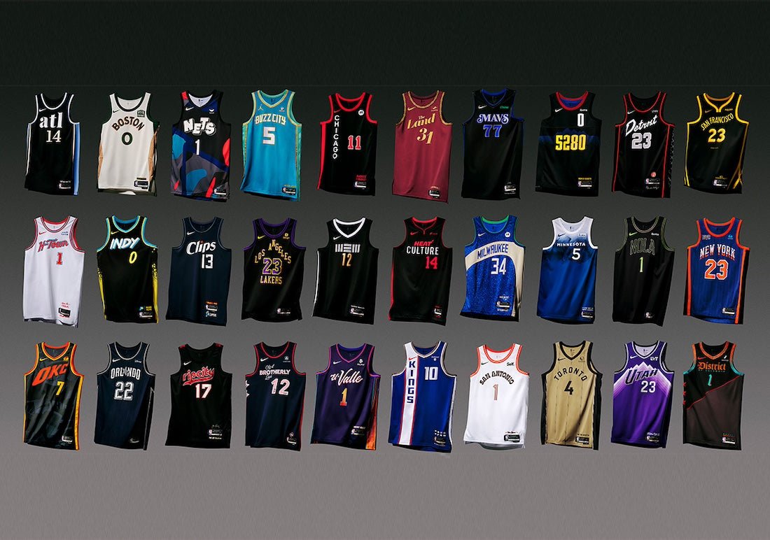 Nike Reveals 2023-24 NBA City Edition Jerseys - Rebranded Studios