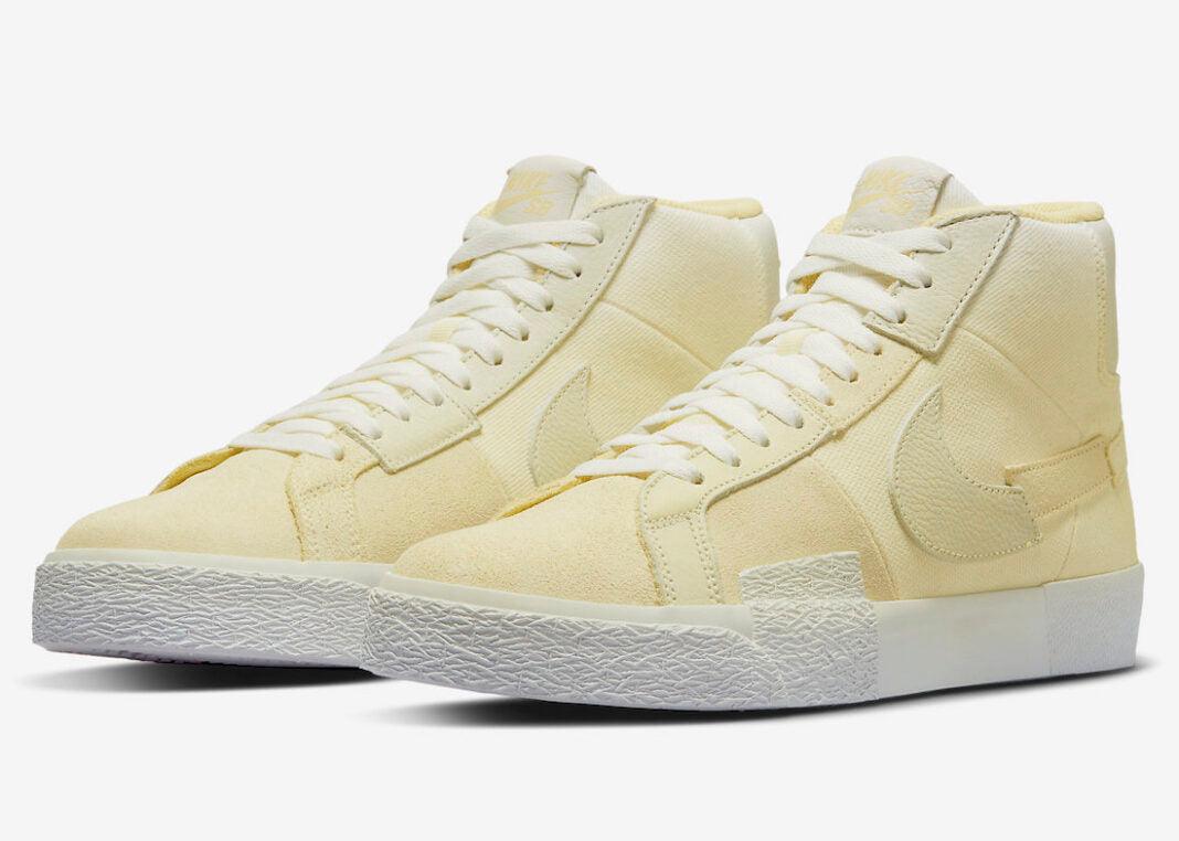 Nike SB Blazer Mid PRM Releasing Soon in “Lemon Wash” - Rebranded Studios