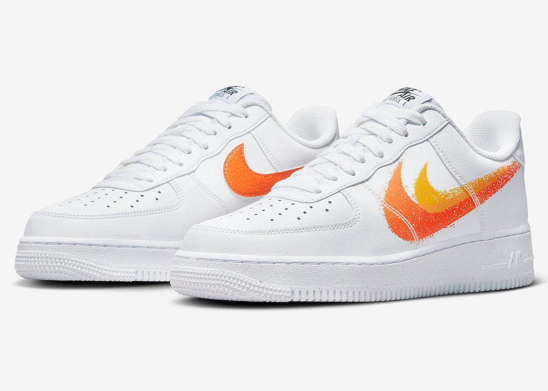 NIKE SPRAY PAINTS ITS SWOOSHES ONTO THIS AIR FORCE 1 - Rebranded Studios