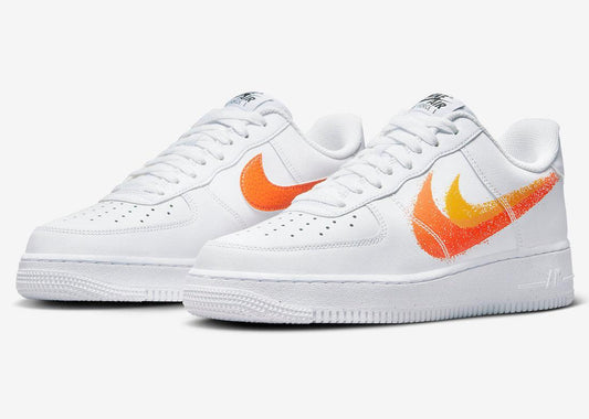 NIKE SPRAY PAINTS ITS SWOOSHES ONTO THIS AIR FORCE 1 - Rebranded Studios