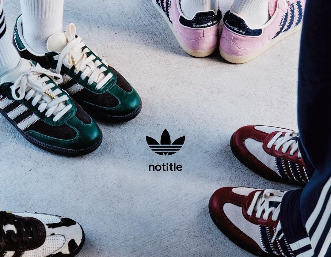 Notitle x adidas Samba Pack Wider Release Coming Soon - Rebranded Studios