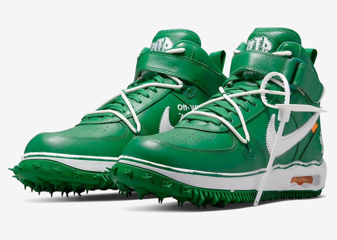 OFF-WHITE X NIKE AIR FORCE 1 MID “PINE GREEN” RELEASES APRIL 28TH - Rebranded Studios