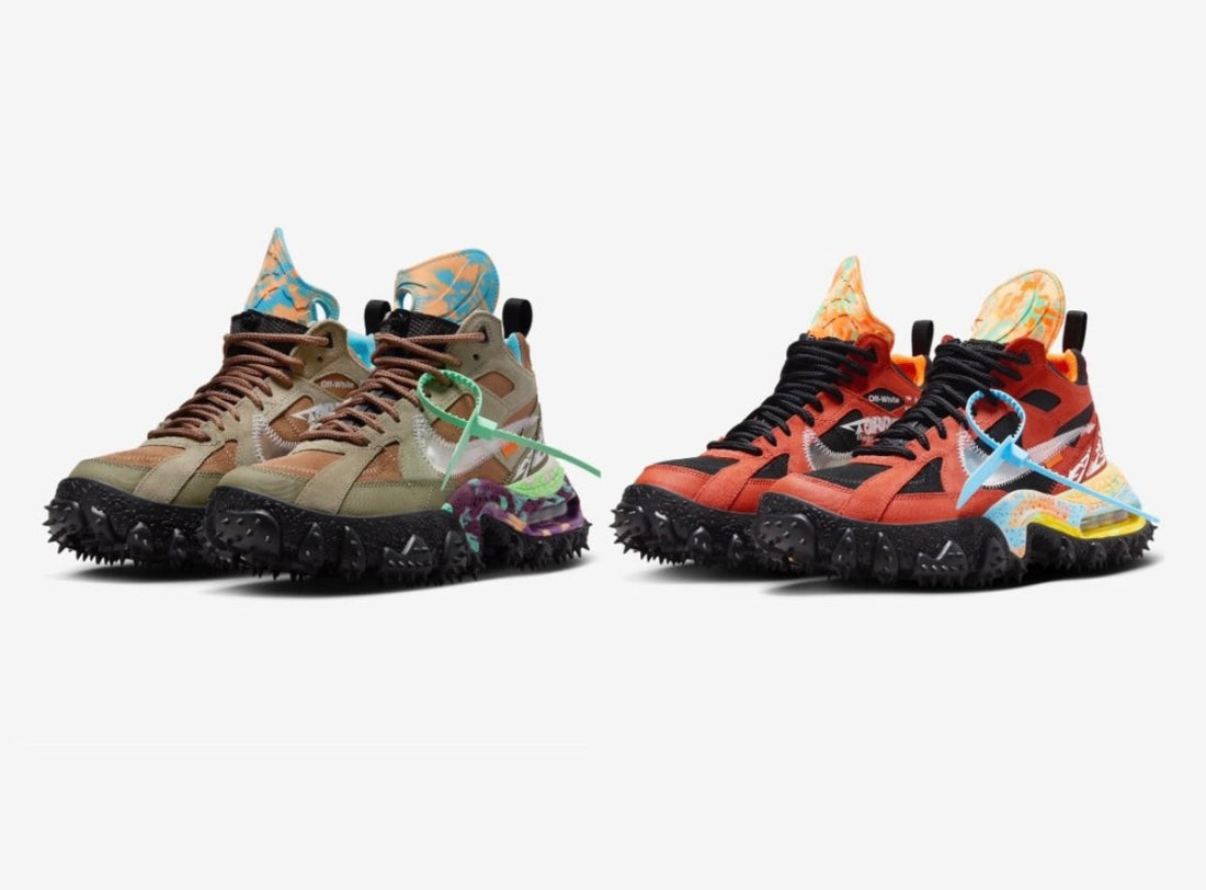 Off-White x Nike Air Terra Forma Pack Releases December 2023 - Rebranded Studios