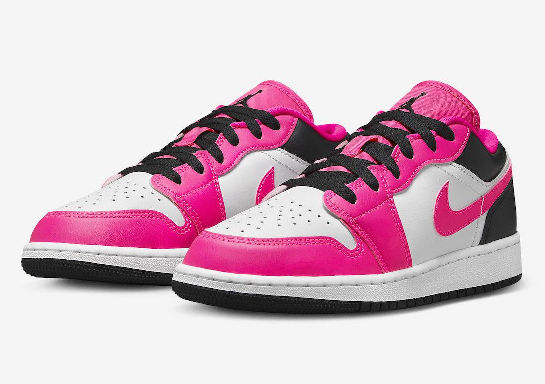 OFFICIAL PHOTOS OF THE AIR JORDAN 1 LOW GS “FIERCE PINK” - Rebranded Studios