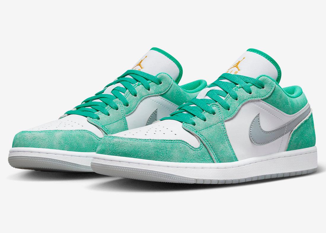 Official Photos of the Air Jordan 1 Low “New Emerald” - Rebranded Studios