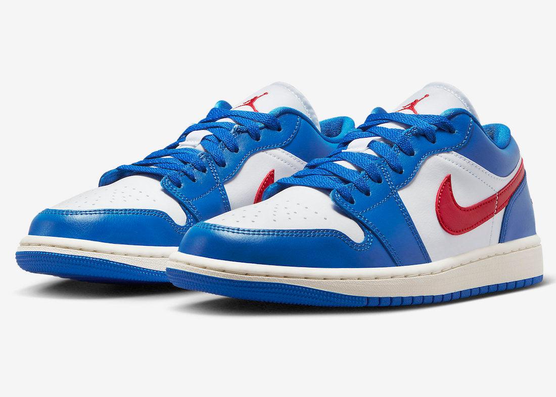 Official Photos of the Air Jordan 1 Low “Sport Blue” - Rebranded Studios