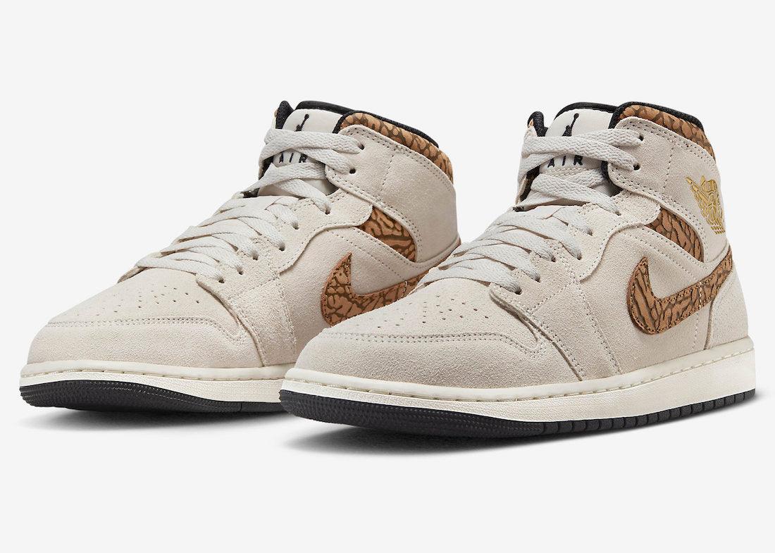 OFFICIAL PHOTOS OF THE AIR JORDAN 1 MID “BROWN ELEPHANT” - Rebranded Studios