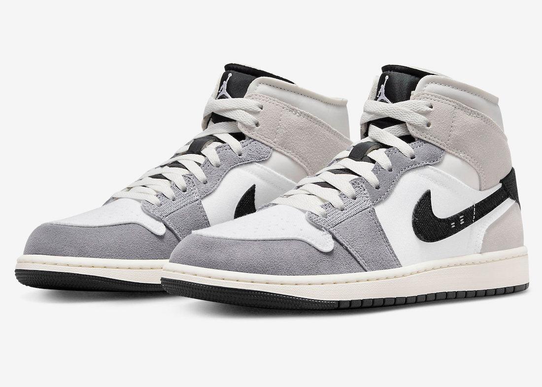 OFFICIAL PHOTOS OF THE AIR JORDAN 1 MID CRAFT “CEMENT GREY” - Rebranded Studios