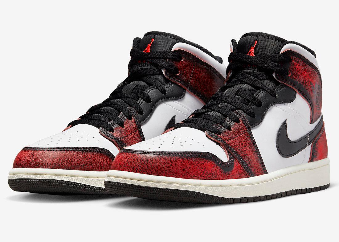 Official Photos of the Air Jordan 1 Mid “Wear-Away” - Rebranded Studios
