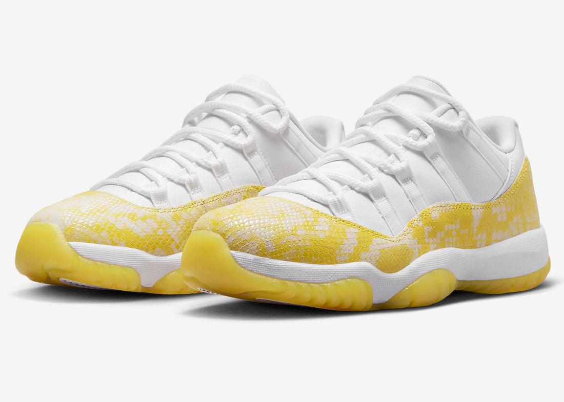 OFFICIAL PHOTOS OF THE AIR JORDAN 11 LOW “YELLOW SNAKESKIN” - Rebranded Studios