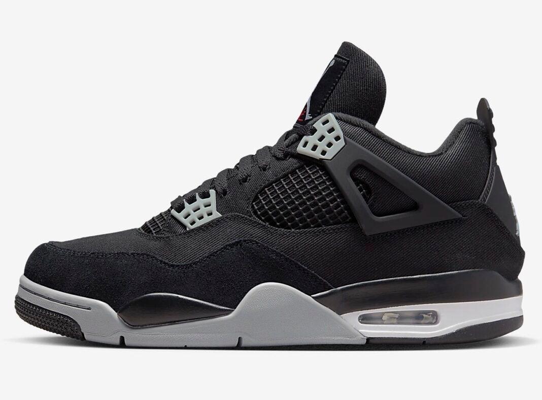 Official Photos of the Air Jordan 4 “Black Canvas” - Rebranded Studios