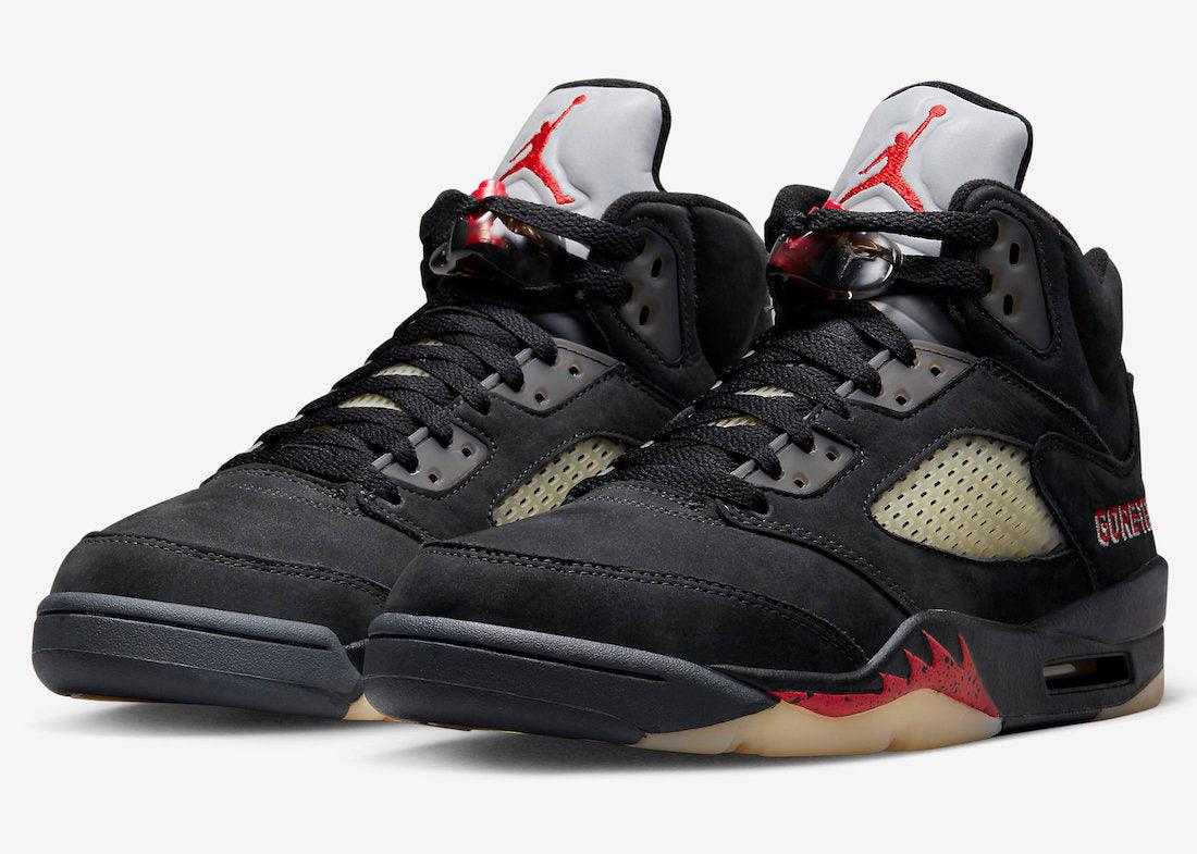 Official Photos of the Air Jordan 5 Gore-Tex “Off Noir” - Rebranded Studios