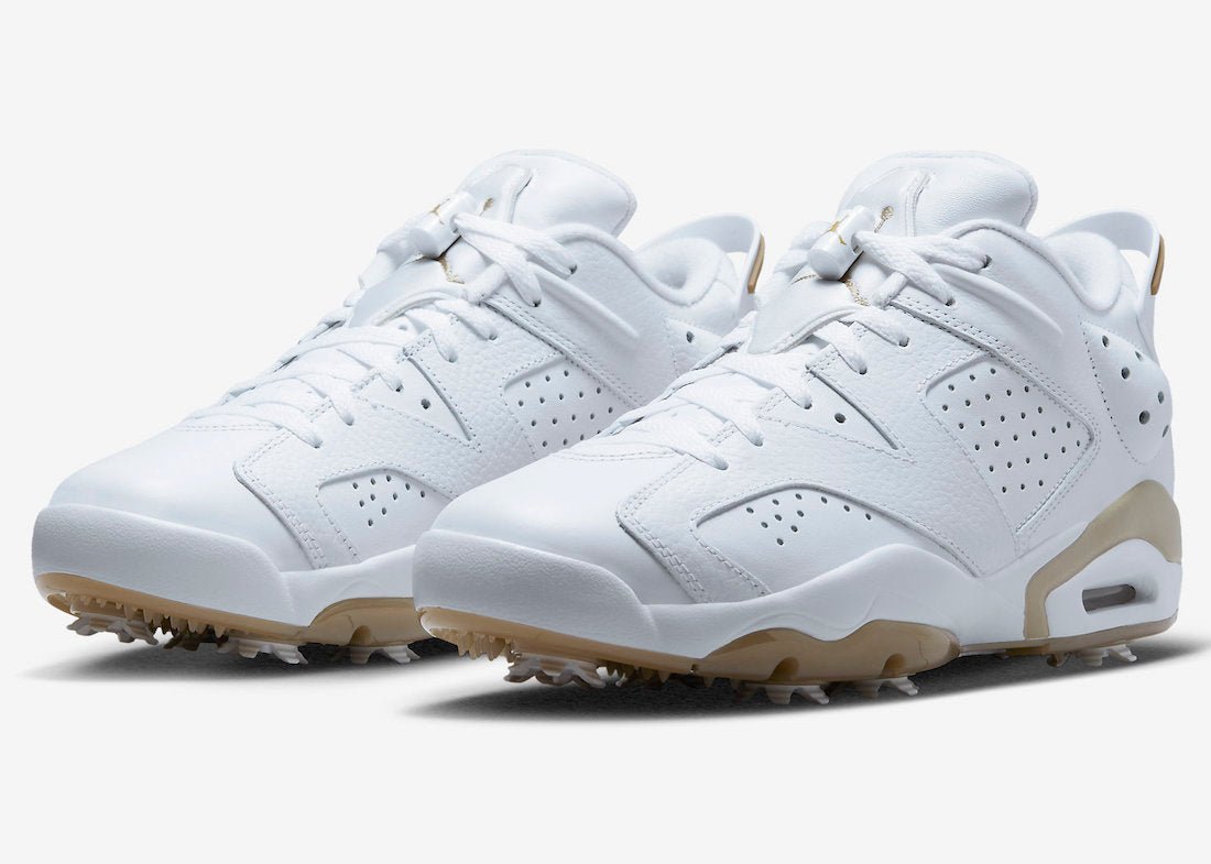 Official Photos of the Air Jordan 6 Low Golf “White/Khaki” - Rebranded Studios