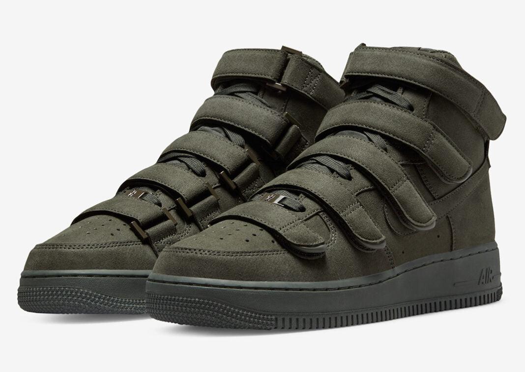 Official Photos of the Billie Eilish x Nike Air Force 1 High “Sequoia” - Rebranded Studios