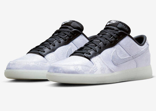 OFFICIAL PHOTOS OF THE CLOT X FRAGMENT X NIKE DUNK LOW - Rebranded Studios