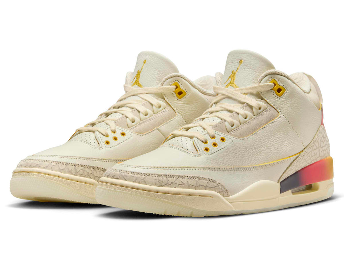 Official Photos of the J Balvin x Air Jordan 3 “Medellín Sunset” - Rebranded Studios