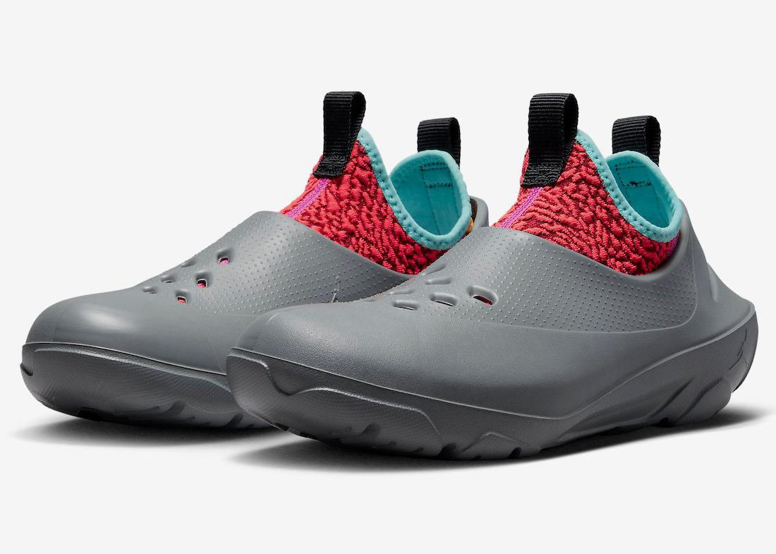 Official Photos of the Jordan System.23 Clog “Grey Multi” - Rebranded Studios