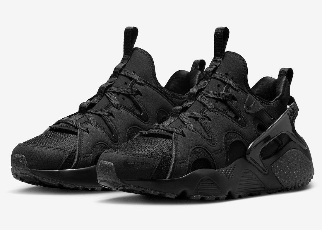 Official Photos of the Nike Air Huarache Craft “Triple Black” - Rebranded Studios