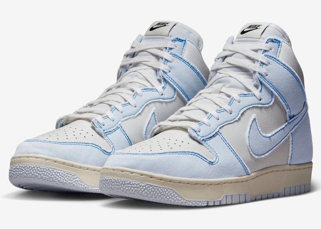 Official Photos of the Nike Dunk High 1985 “Blue Denim” - Rebranded Studios