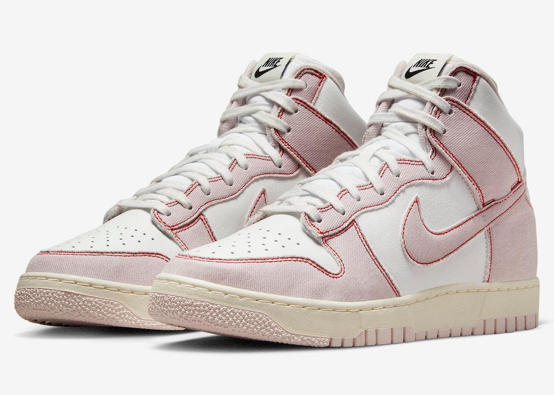 Official Photos of the Nike Dunk High 1985 “Pink Denim” - Rebranded Studios