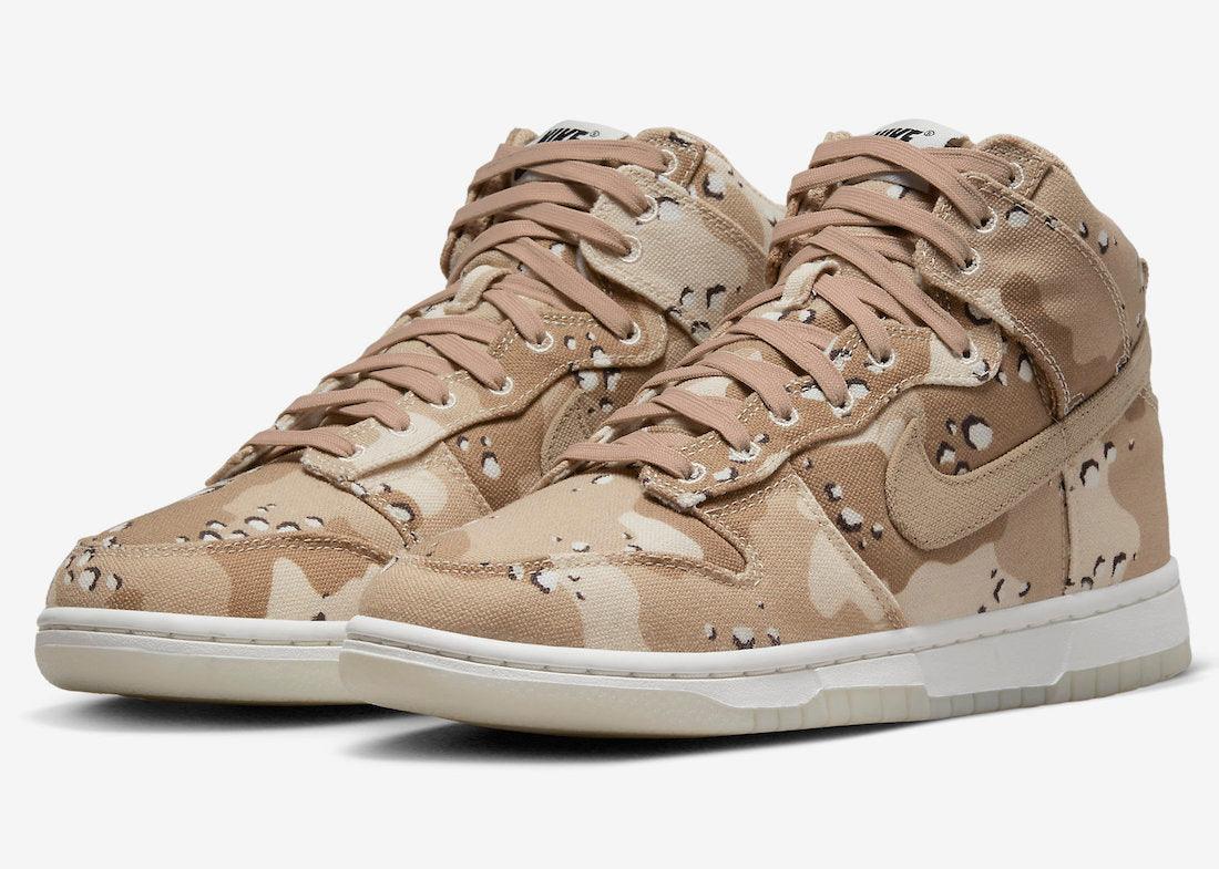 Official Photos of the Nike Dunk High “Desert Camo” - Rebranded Studios