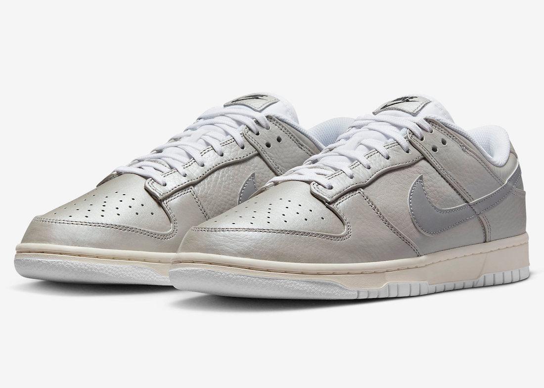 Official Photos of the Nike Dunk Low “Metallic Silver” - Rebranded Studios